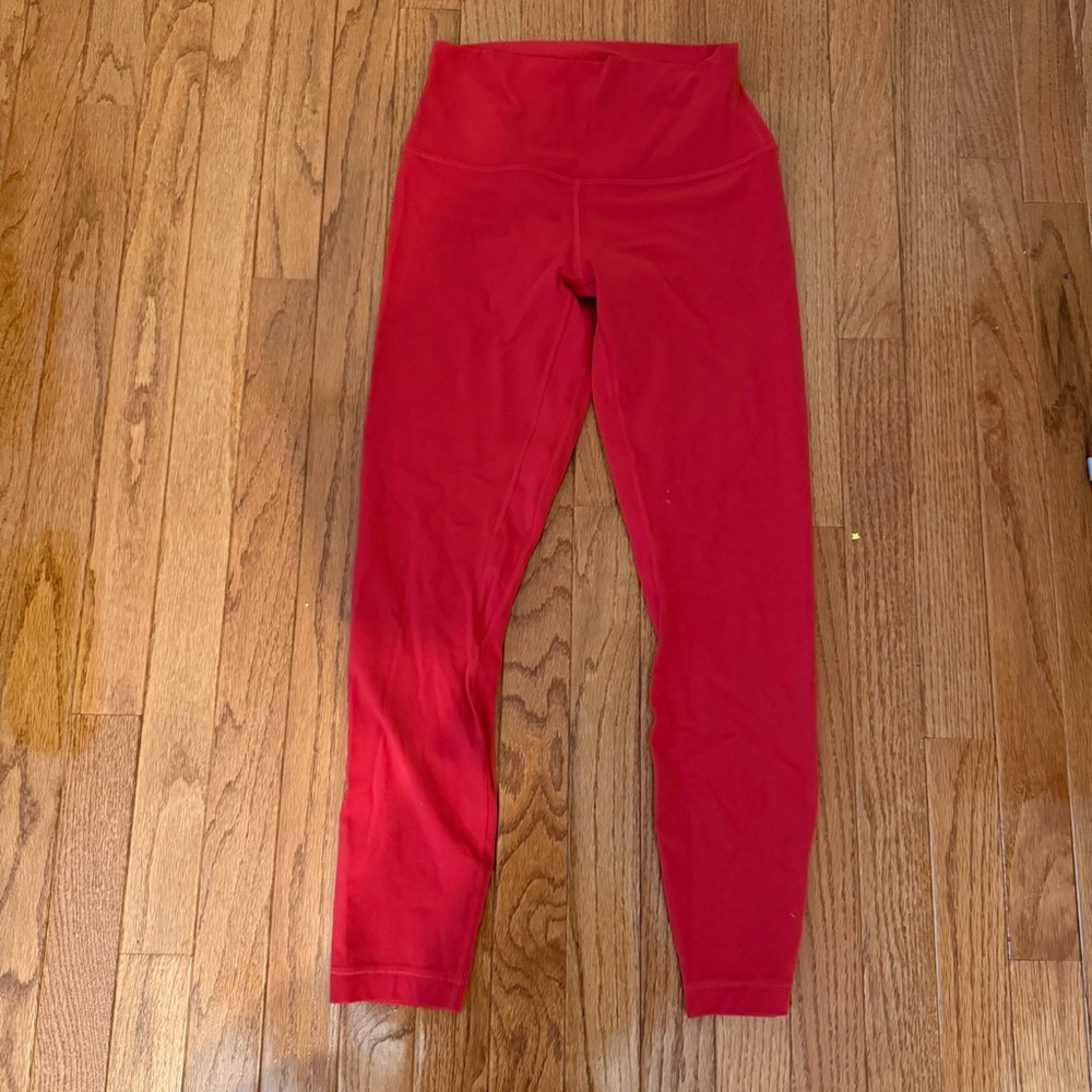 Lululemon red align leggings